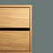 Frame Walk-In 2 colonnes avec commodes - (1 rail + 1 commode / 1 rail + 1 commode)