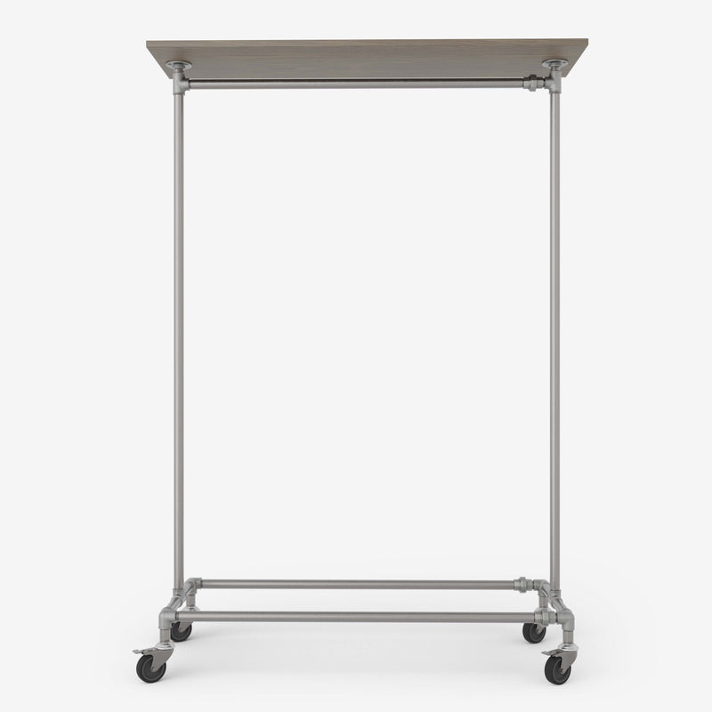 RackBuddy Archie - Portant à vêtements sur roulettes avec étagère