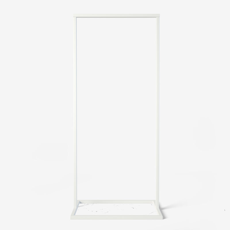 Frame Little Georgia DÉFÉCTUEUX - Petit portant à vêtements blanc minimaliste